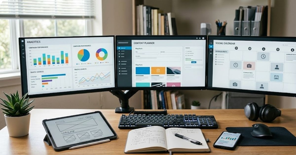 Blog Tools We Use Marketing Tech Stack — RankRush Digital Marketing Saudi Arabia