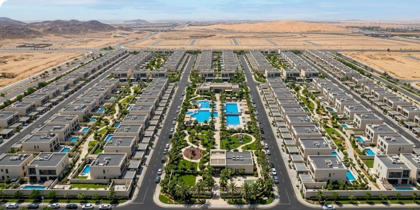 Case Study Real Estate Aerial View KSA — RankRush Digital Marketing Saudi Arabia