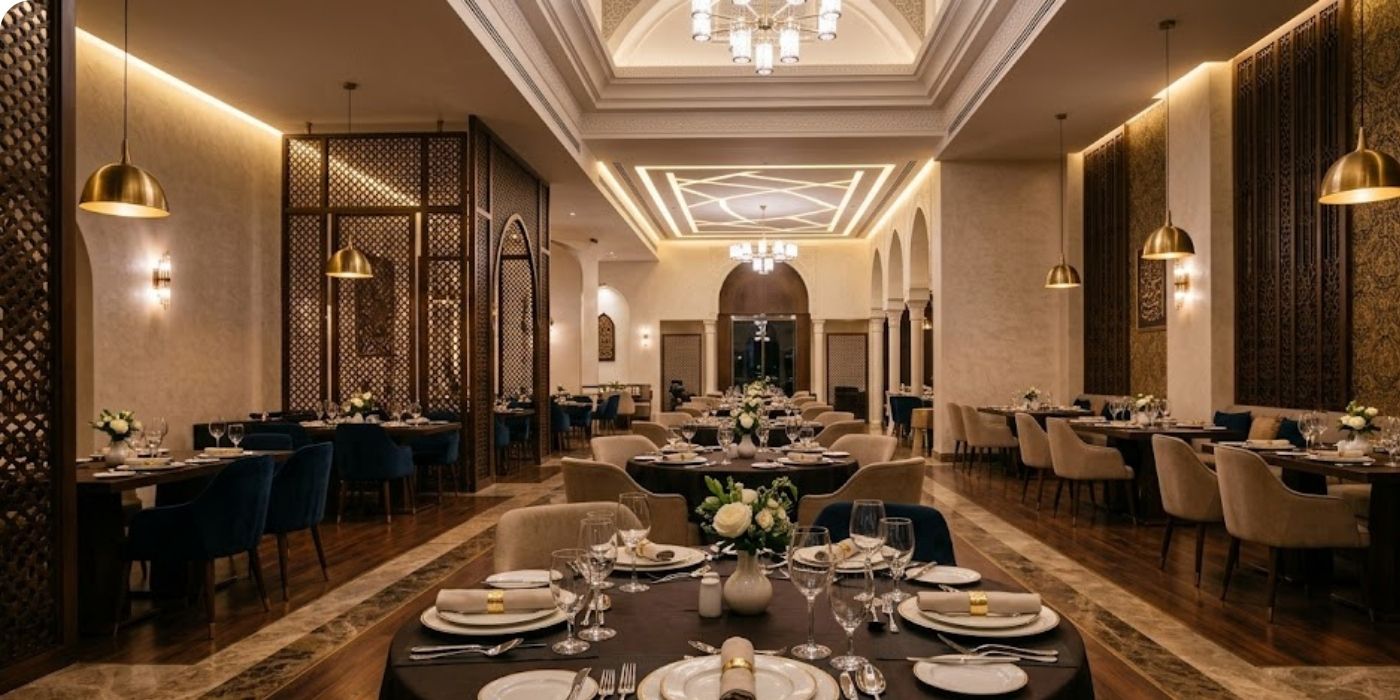 Case Study Riyadh Restaurant Interior — RankRush Digital Marketing Saudi Arabia
