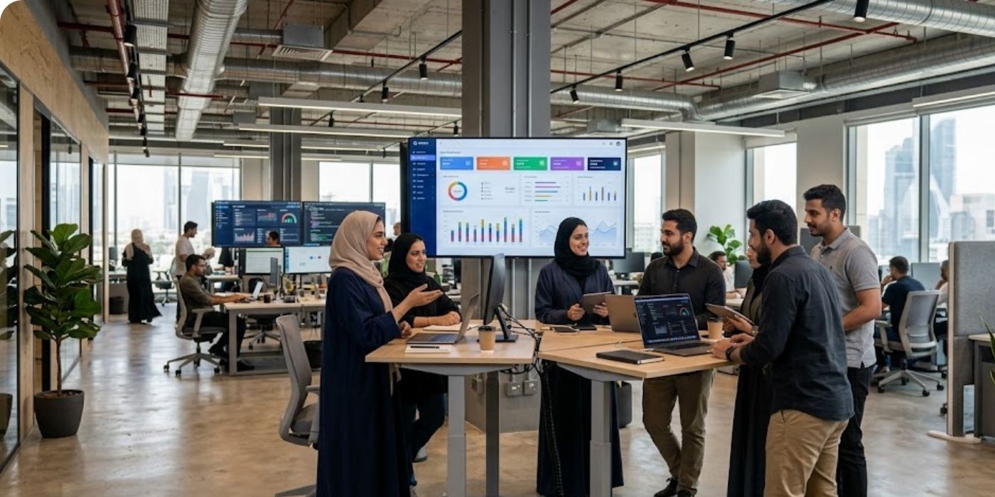 Case Study Saas Startup Tech Office KSA — RankRush Digital Marketing Saudi Arabia