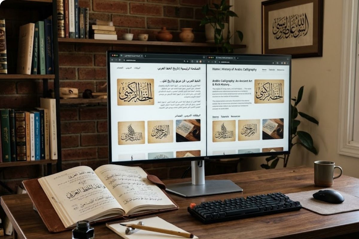 Web Bilingual Arabic English Rtl KSA — RankRush Digital Marketing Saudi Arabia